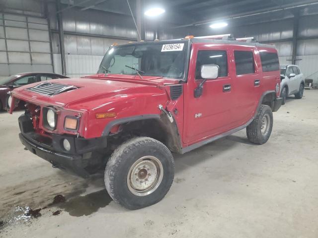 5GRGN23U74H116568 - 2004 HUMMER H2 წითელი ფოტო 1