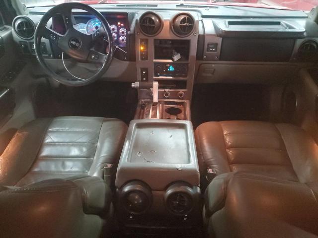 5GRGN23U74H116568 - 2004 HUMMER H2 წითელი ფოტო 8