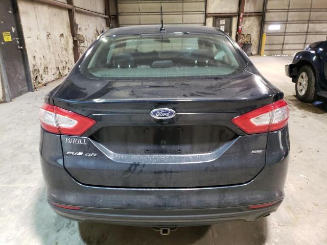 3FA6P0H79ER148121 - 2014 FORD FUSION SE BLACK photo 6