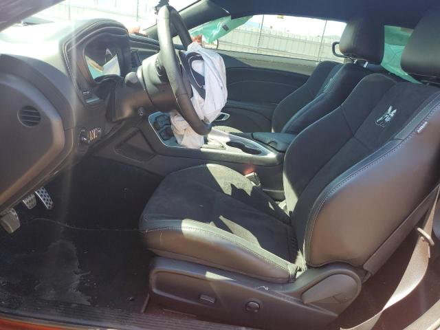 2C3CDZFJ4NH242139 - 2022 DODGE CHALLENGER R/T SCAT PACK ORANGE photo 7