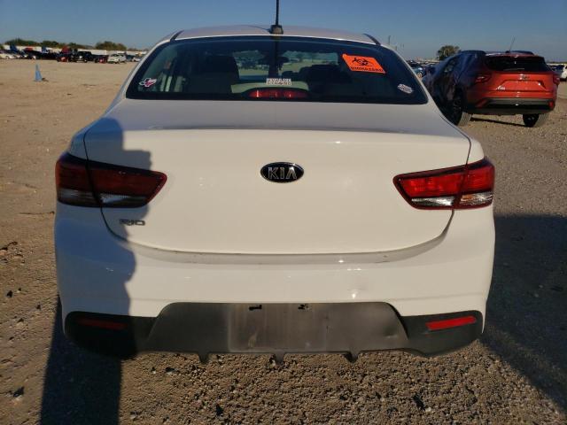 3KPA24AB3JE050941 - 2018 KIA RIO LX WHITE photo 6