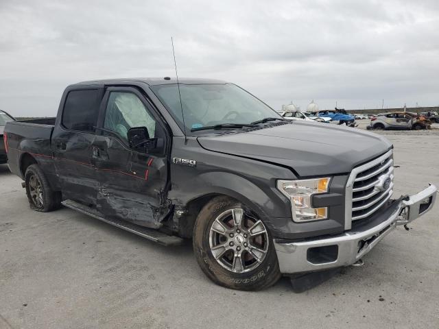 1FTEW1EPXHFB84761 - 2017 FORD F150 SUPERCREW GRAY photo 4