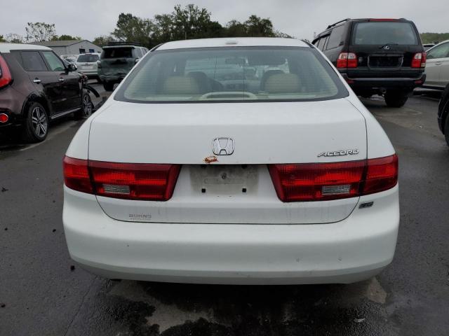 1HGCM66515A012927 - 2005 HONDA ACCORD EX WHITE photo 6