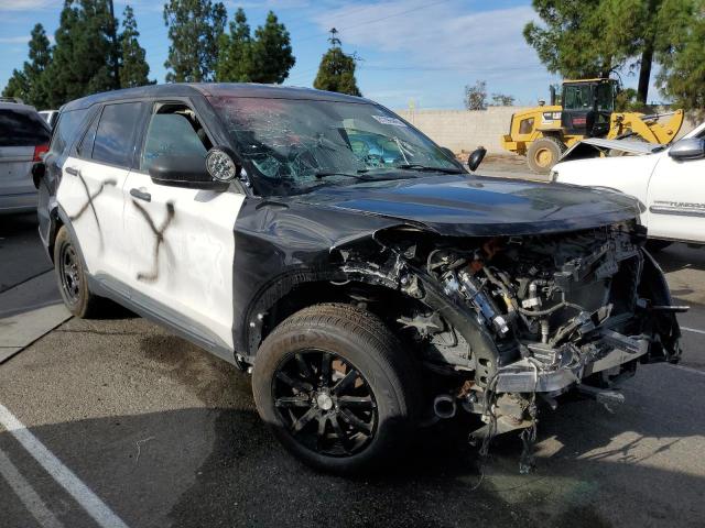 1FM5K8AW7LGB66685 - 2020 FORD EXPLORER POLICE INTERCEPTOR Екі түсті фото 4