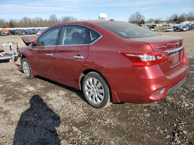 3N1AB7AP0GY334390 - 2016 NISSAN SENTRA S RED photo 2