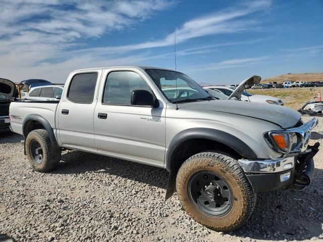 5TEHN72N73Z185173 - 2003 TOYOTA TACOMA DOUBLE CAB Plata foto 4