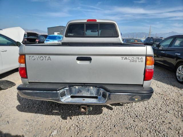 5TEHN72N73Z185173 - 2003 TOYOTA TACOMA DOUBLE CAB Plata foto 6