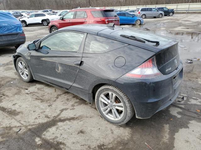 JHMZF1D40CS005344 - 2012 HONDA CR-Z BLACK photo 2