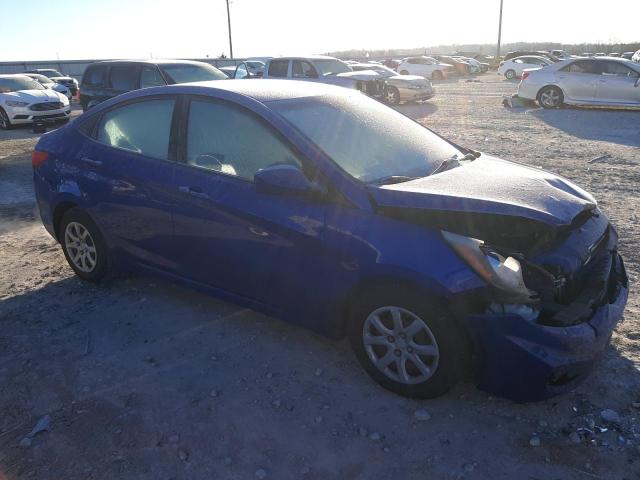 KMHCT4AE6EU640344 - 2014 HYUNDAI ACCENT GLS BLUE photo 4