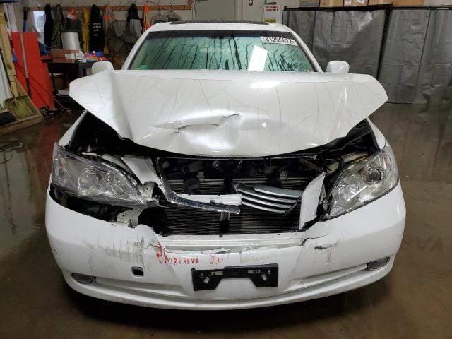 JTHBJ46G872116092 - 2007 LEXUS ES 350 WHITE photo 5