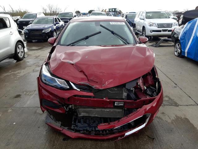 1G1BE5SM0J7124665 - 2018 CHEVROLET CRUZE LT BURGUNDY photo 5