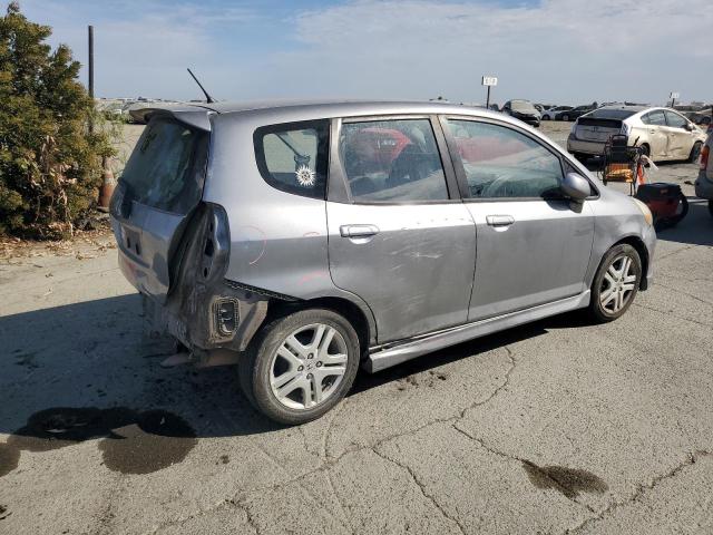 JHMGD38657S031884 - 2007 HONDA FIT S SILVER photo 3