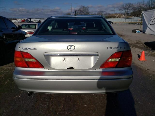 JTHBN30F310045157 - 2001 LEXUS LS 430 SILVER photo 6