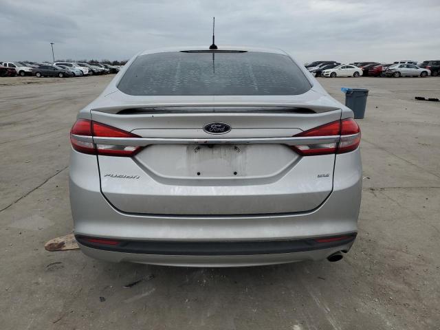 3FA6P0H78HR186458 - 2017 FORD FUSION SE SILVER photo 6