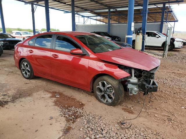 3KPF24AD4LE182701 - 2020 KIA FORTE FE RED photo 4