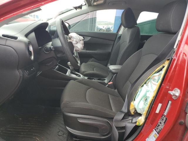 3KPF24AD4LE182701 - 2020 KIA FORTE FE RED photo 7