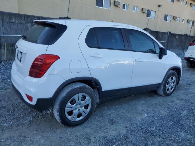 LSGCJKSB8KY008344 - 2019 CHEVROLET TRAX LS WHITE photo 3