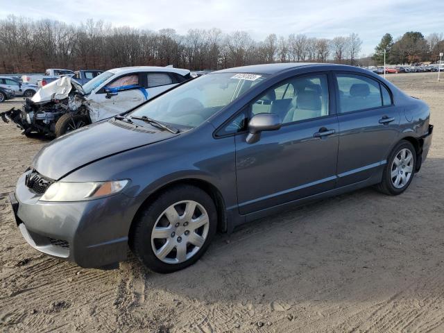 2HGFA1F54AH311798 - 2010 HONDA CIVIC LX GRAY photo 1