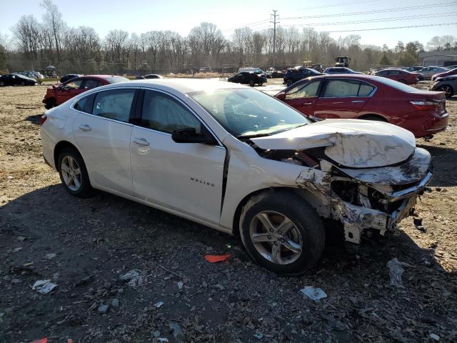 1G1ZB5ST6LF113306 - 2020 CHEVROLET MALIBU LS WHITE photo 4