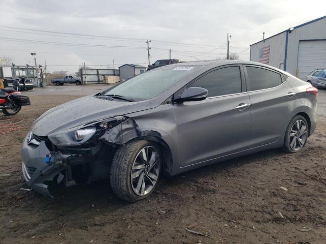 5NPDH4AE1EH503204 - 2014 HYUNDAI ELANTRA SE GRAY photo 1