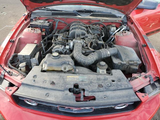 1ZVHT80N495119770 - 2009 FORD MUSTANG RED photo 11