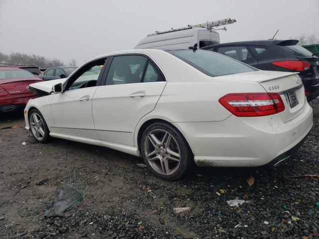 WDDHF8HB9BA374020 - 2011 MERCEDES-BENZ E 350 4MATIC WHITE photo 2