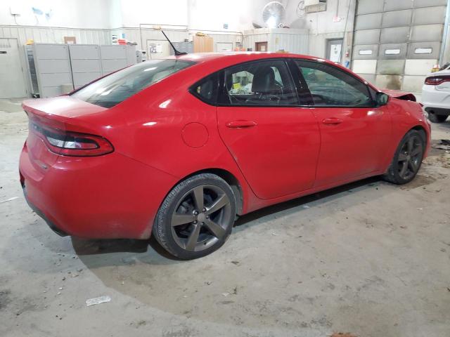 1C3CDFEB1GD765949 - 2016 DODGE DART GT RED photo 3