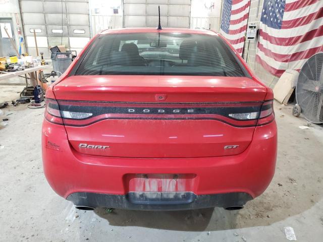 1C3CDFEB1GD765949 - 2016 DODGE DART GT RED photo 6