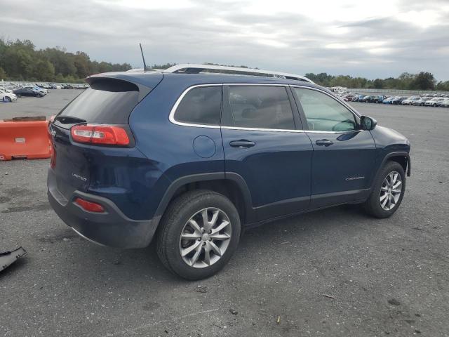 1C4PJMDBXJD554266 - 2018 JEEP CHEROKEE LIMITED Blau Foto 3