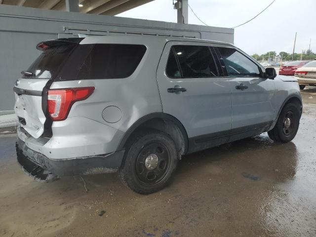 1FM5K8AT4HGE14632 - 2017 FORD EXPLORER POLICE INTERCEPTOR Srebrny zdjęcie 3