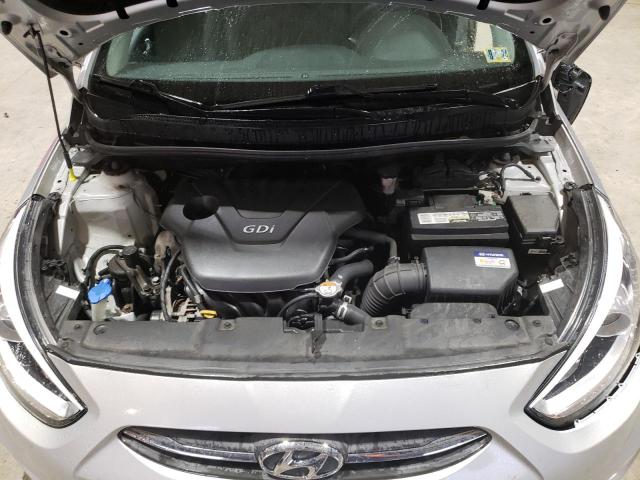 KMHCU5AE5HU333481 - 2017 HYUNDAI ACCENT SPORT SILVER photo 11