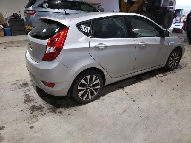 KMHCU5AE5HU333481 - 2017 HYUNDAI ACCENT SPORT SILVER photo 3