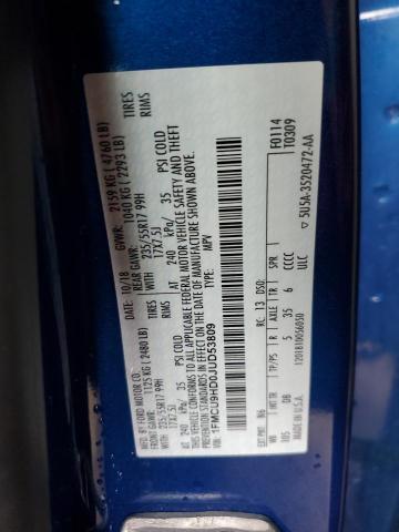 1FMCU9HD0JUD53809 - 2018 FORD ESCAPE SEL 蓝色 照片 14