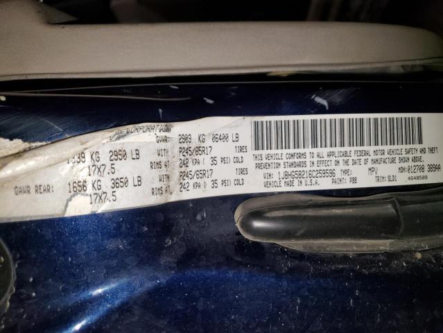 1J8HG58216C259596 - 2006 JEEP COMMANDER LIMITED Mavi foto 13