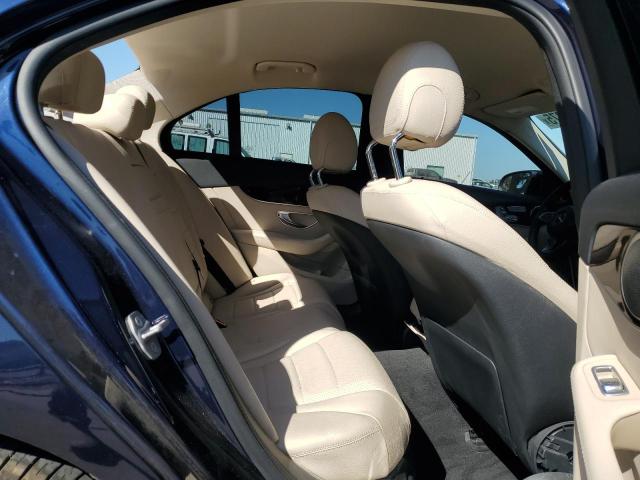 55SWF4JB7GU158491 - 2016 MERCEDES-BENZ C 300 BLUE photo 10