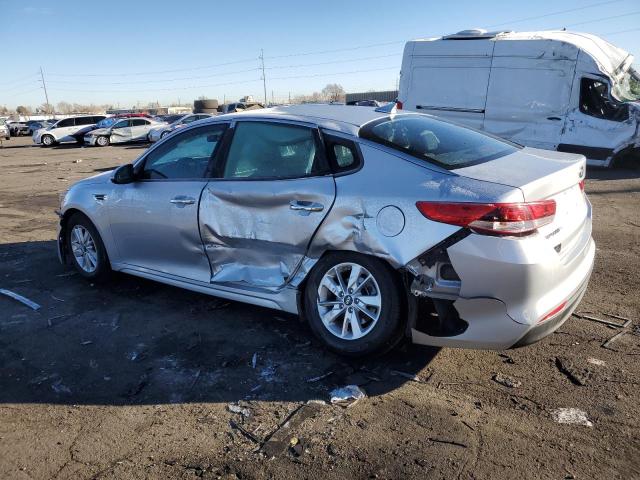 5XXGT4L37JG179561 - 2018 KIA OPTIMA LX SILVER photo 2