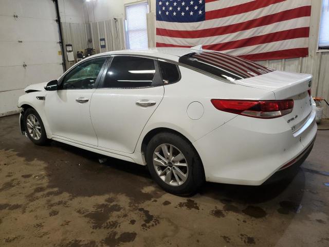 5XXGT4L31JG214126 - 2018 KIA OPTIMA LX WHITE photo 2