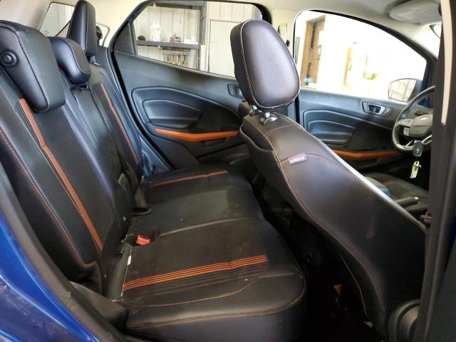 MAJ6P1CL7JC165664 - 2018 FORD ECOSPORT SES Bleu photo 11