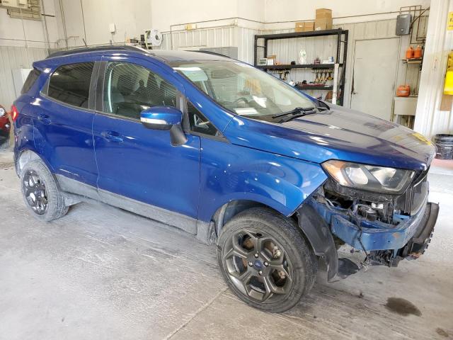MAJ6P1CL7JC165664 - 2018 FORD ECOSPORT SES Bleu photo 4