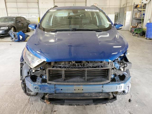 MAJ6P1CL7JC165664 - 2018 FORD ECOSPORT SES Bleu photo 5