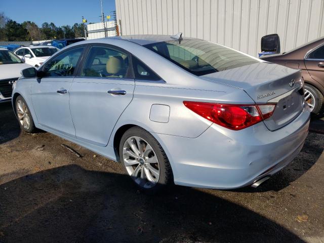 5NPEC4AB9BH229609 - 2011 HYUNDAI SONATA SE BLUE photo 2