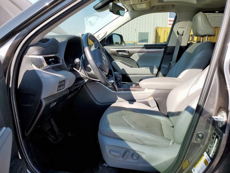 5TDKDRBH7PS005854 - 2023 TOYOTA HIGHLANDER L Темно-сірий фото 7