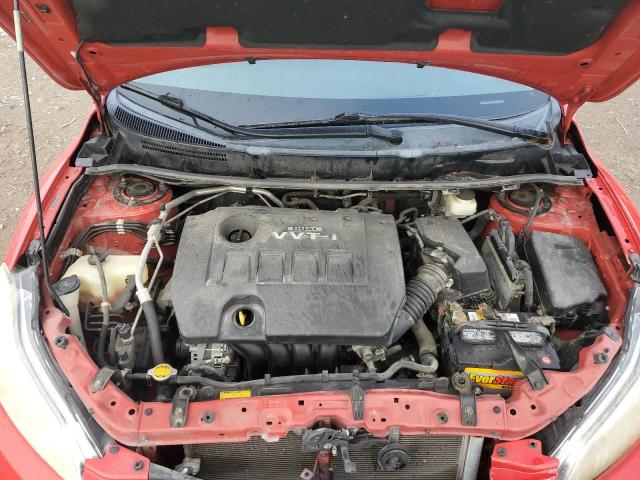 2T1KU4EE3AC286443 - 2010 TOYOTA COROLLA MA RED photo 11