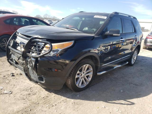 1FM5K7D81EGB38908 - 2014 FORD EXPLORER XLT BLACK photo 1