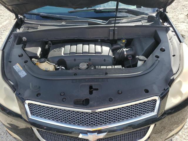 1GNKRGED5BJ122263 - 2011 CHEVROLET TRAVERSE LT 黑色 照片 12