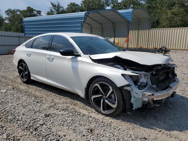 1HGCV1F36NA124119 - 2022 HONDA ACCORD SPORT WHITE photo 4