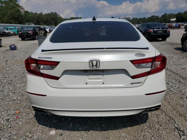 1HGCV1F36NA124119 - 2022 HONDA ACCORD SPORT WHITE photo 6