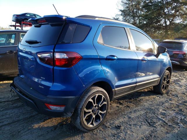 MAJ6S3JL5KC279547 - 2019 FORD ECOSPORT SES BLUE photo 3