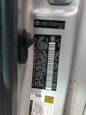 JTKDE177070191837 - 2007 TOYOTA SCION TC 灰色 照片 13