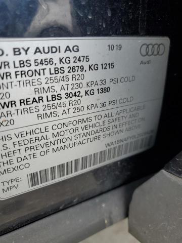 WA1BNAFY0L2028428 - 2020 AUDI Q5 PREMIUM PLUS BLUE photo 13